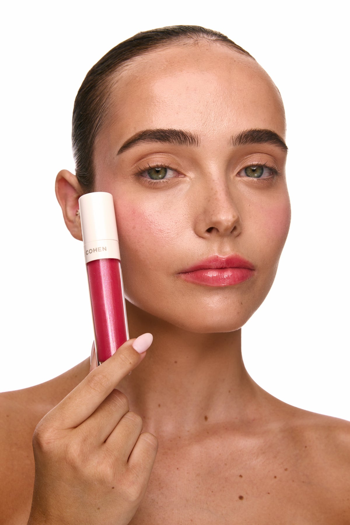 ALINE COHEN CRYSTAL LIP GLOSS CAMPARI